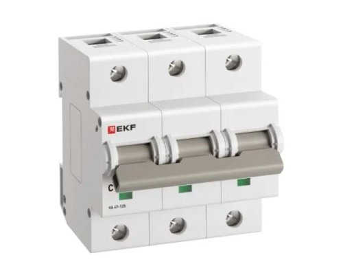 ВА 47-125 3P 125А (C) 15кА PROXIMA (mcb47125-3-125C)