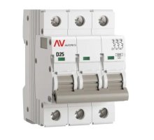AV-6 3P 25A (D) 6kA AVERES (mcb6-3-25D-av)
