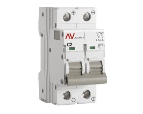 AV-6 DC 2P 2A (C) 6kA AVERES (mcb6-DC-2-02C-av)