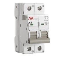 AV-6 DC 2P 6A (C) 6kA AVERES (mcb6-DC-2-06C-av)