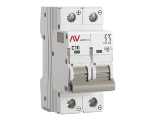AV-6 DC 2P 10A (C) 6kA AVERES (mcb6-DC-2-10C-av)