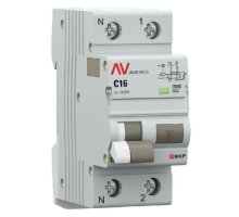 DVA-10 1P+N 16А C 30мА A 10кА AVERES (rcbo10-1pn-16C-30-a-av)