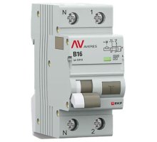 DVA-6 1P+N 16А B 10мА A 6кА AVERES (rcbo6-1pn-16B-10-a-av)