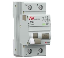 DVA-6 1P+N 16А C 10мА A 6кА AVERES (rcbo6-1pn-16C-10-a-av)