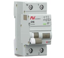 DVA-6 1P+N 16А C 10мА AC 6кА AVERES (rcbo6-1pn-16C-10-ac-av)