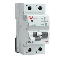 DVA-6 1P+N 6А B 30мА A 6кА AVERES (rcbo6-1pn-6B-30-a-av)