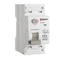 ВД-100N 2P 63А 100мА A 6кА PROXIMA (E1026MA63100)