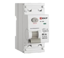 ВД-100N 2P 80А 30мА A 6кА PROXIMA (E1026MA8030)