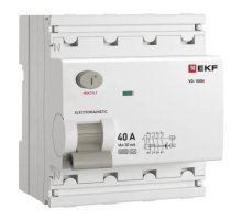 ВД-100N 4P 40А 30мА A 6кА PROXIMA (E1046MA4030)