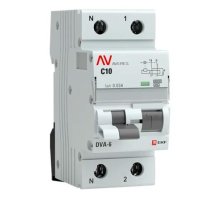 DVA-6 1P+N 10А C 30мА A 6кА AVERES (rcbo6-1pn-10C-30-a-av)