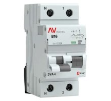 DVA-6 1P+N 16А B 30мА A 6кА AVERES (rcbo6-1pn-16B-30-a-av)