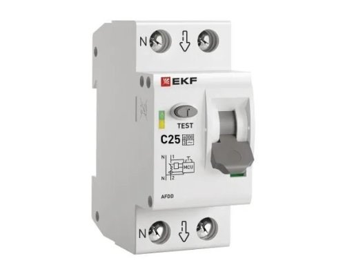 УЗДП 1P+N 25А (C) 6кА PROXIMA (afdd-2-25C-pro)