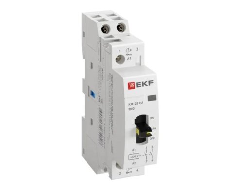 КМ РУ 25А 2NO 230В АС (1 мод.) PROXIMA (km-1m-25-20)
