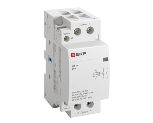 КМ 16А 2NO 230В АС (2 мод.) PROXIMA (km-2-16-20)