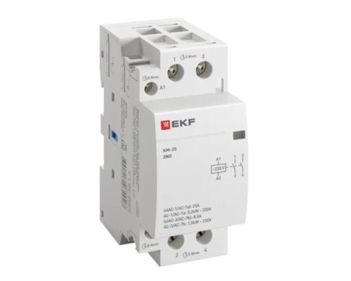 КМ 25А 2NO 230В АС (2 мод.) PROXIMA (km-2-25-20)