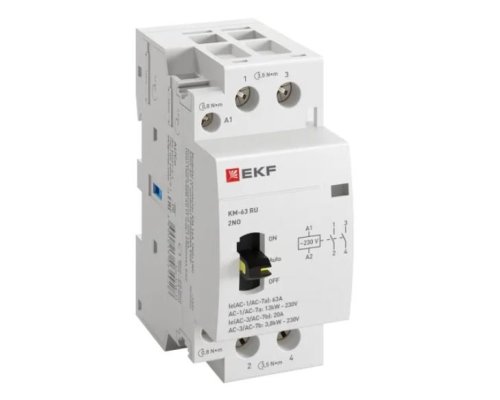 КМ РУ 63А 2NO 230В АС (2 мод.) PROXIMA (km-2m-63-20)