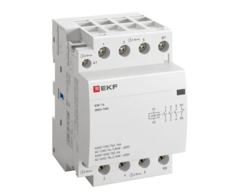 КМ 16А 3NO+1NC 230В АС (3 мод.) PROXIMA (km-3-16-31)