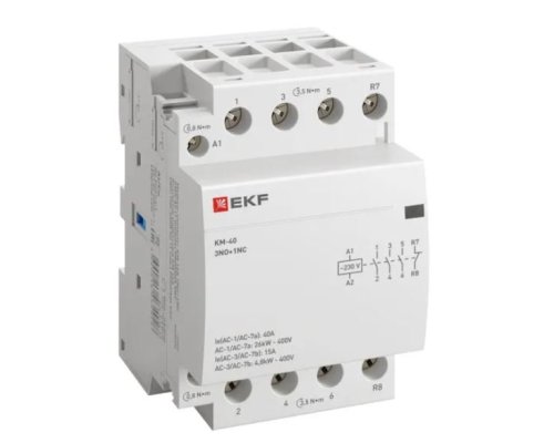 КМ 40А 3NO+1NC 230В АС (3 мод.) PROXIMA (km-3-40-31)