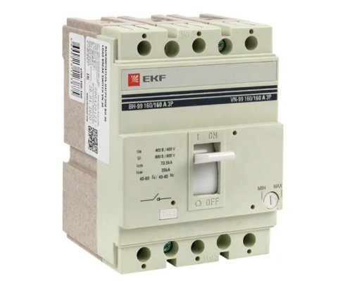 Выключатель нагрузки ВН-99 160/160А 3P EKF PROxima (sl99-160-160)