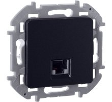 Inspiria розетка компьютерная RJ45, 5e UTP, скрытой установки, антрацит (673828)