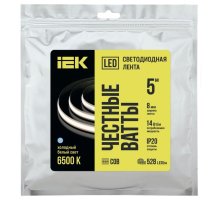 Лента светодиодная 5м COB 528LED/м freecut 14Вт/м IP20 24В холодный белый (LSR11-2-528-20-05)
