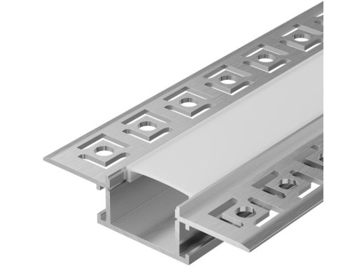 Профиль алюминиевый для LED ленты 6114 2м опал (LSADD6114-SET1-2-K4-1-04)