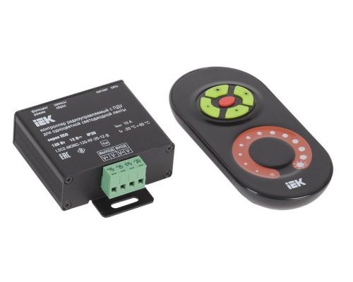 Контроллер с ПДУ радио MONO 1 канал 12В 10А 120Вт черный (LSC1-MONO-120-RF-20-12-B)