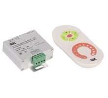 Контроллер с ПДУ радио MONO 1 канал 12В 10А 120Вт белый (LSC1-MONO-120-RF-20-12-W)