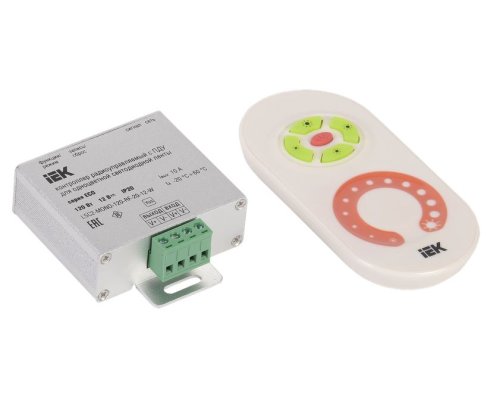 Контроллер с ПДУ радио MONO 1 канал 12В 10А 120Вт белый (LSC1-MONO-120-RF-20-12-W)