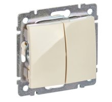 Valena DIY переключатель 2-клавишный, скрытой установки, слоновая кость (695604)