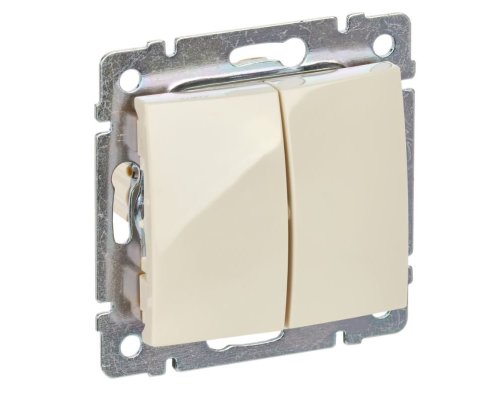 Valena DIY переключатель 2-клавишный, скрытой установки, слоновая кость (695604)