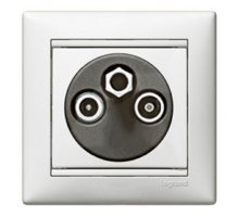 Valena DIY розетка TV-FM-SAT оконечная, скрытой установки, белый (695638)