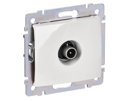 Valena DIY розетка TV проходная, скрытой установки, белый (694291)