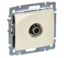 Valena DIY розетка TV оконечная, скрытой установки, слоновая кость (695617)