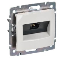 Valena DIY розетка компьютерная RJ45, Cat.5Е UTP, скрытой установки, белый (694286)