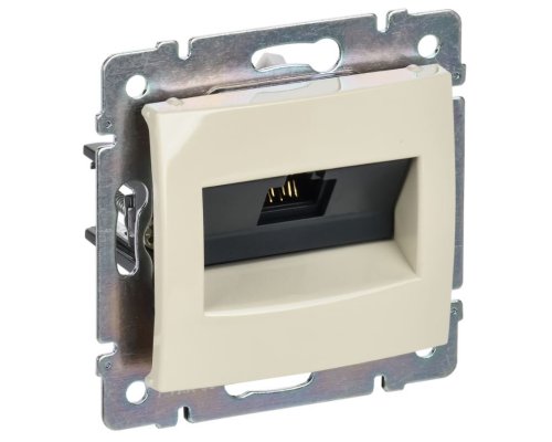 Valena DIY розетка компьютерная RJ45, Cat.5Е UTP, скрытой установки, слоновая кость (695624)