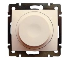 Valena DIY светорегулятор поворотно-нажимной универсальный LED 300Вт, слоновая кость (695154)