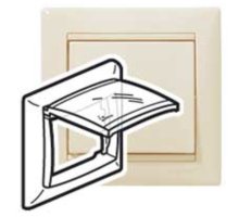 Valena DIY рамка 1-местная, IP44, слоновая кость (695642)