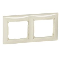 Valena DIY рамка 2-местная, слоновая кость (695632)