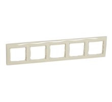 Valena DIY рамка 5-местная, слоновая кость (696743)