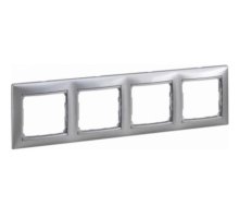 Valena DIY рамка 4 поста, алюминий матовый (694379)