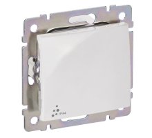 Valena переключатель 1-клавишный, IP44, скрытой установки, белый (774206)