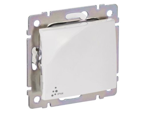 Valena переключатель 1-клавишный, IP44, скрытой установки, белый (774206)