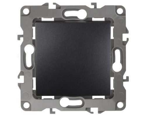 Выключатель 1-кл. IP20 12-1101-05 250В 10АХ антрацит ЭРА (Б0014625)