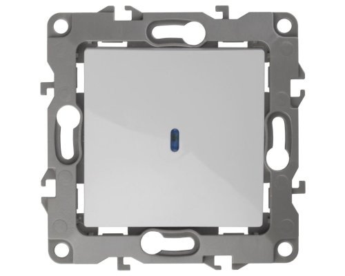 Выключатель 1-кл. с подсветкой IP20 12-1102-01 250В 10АХ белый ЭРА (Б0014633)