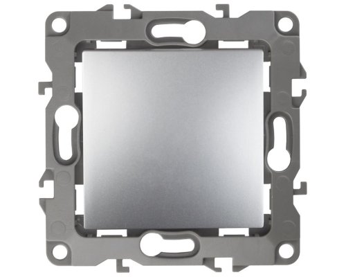 Переключатель IP20 12-1103-03 250В 10АХ алюминий ЭРА (Б0014641)