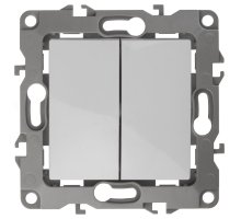 Выключатель 2-кл. IP20 12-1104-01 250В 10АХ белый ЭРА (Б0014645)