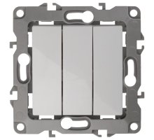 Выключатель 3-кл. IP20 12-1107-01 250В 10АХ белый ЭРА (Б0014669)