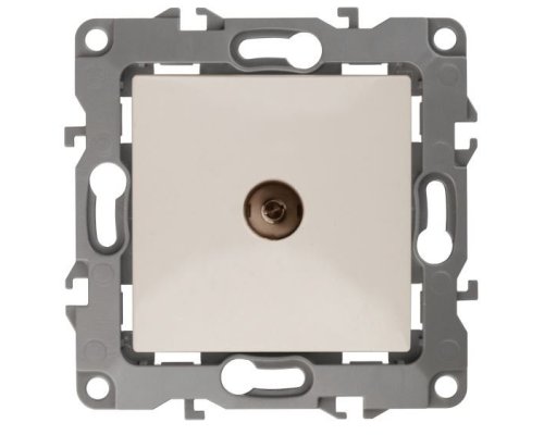 Розетка TV одиночная 12-3101-02 IP20 слоновая кость ЭРА (Б0014706)