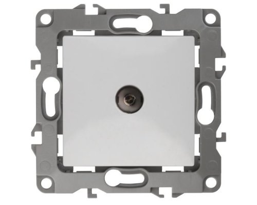 Розетка TV проходная 12-3102-01 IP20 белый ЭРА (Б0027431)